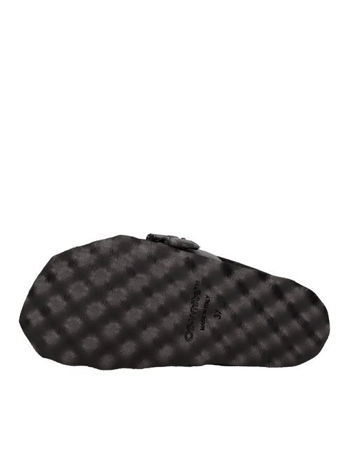 Mules in camoscio OFF-WHITE | OWIJ020F22LEA001010NERO